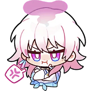😡 emoji 7-March Official | @honkai_star Telegram sticker 13 of 16