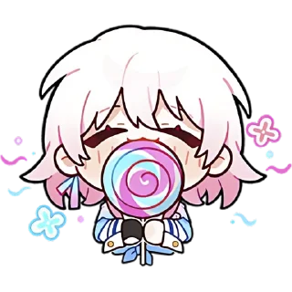 Sticker from 7-March Official | @honkai_star