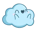 🌥 emoji Cloudy  (@TgSticker) Telegram sticker 18 of 48