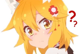 ❓ emoji Сенко Telegram sticker 15 of 19