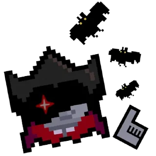 🦇 emoji Soul Knight @SoulKnightkk Telegram sticker 24 of 42