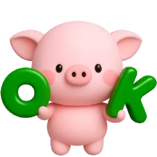 👌 emoji Свинка Бута: @Pea4_stickerbot Telegram sticker 23 of 40