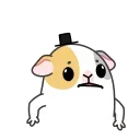 😓 emoji Морская свинка @TgSticker Telegram sticker 11 of 20