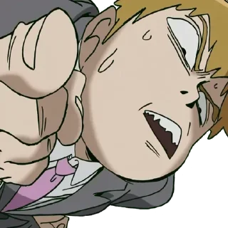 ☝ emoji БОЛЬШЕ ⇨ @CLOOBHUB МОБ ПСИХО 100 MOB PSYCHO 100 ТГ Telegram sticker 3 of 52