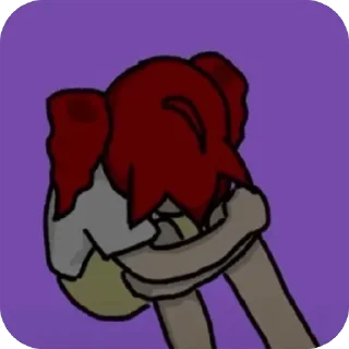 😢 emoji Касане Тето Telegram sticker 21 of 53