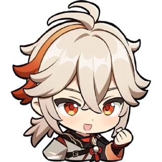 😊 emoji anemo boys Telegram sticker 15 of 49