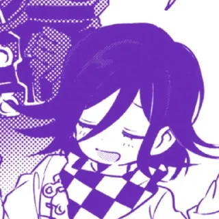 🌟 emoji Kokichi Ouma. 💜 Telegram sticker 11 of 45