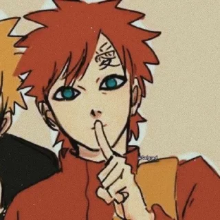 🌟 emoji Гаара. Telegram sticker 13 of 45