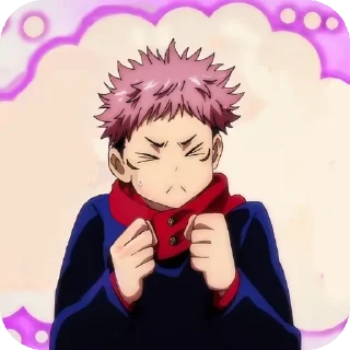 ✋ emoji Itadori Yuji Telegram sticker 12 of 53