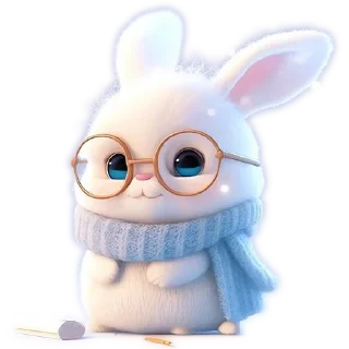 🐰 emoji @stickersbyzova Telegram sticker 7 of 39