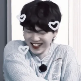 😽 emoji ❀ yoongi ❀ [@helpik_lisonki] Telegram sticker 7 of 65
