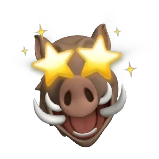 🐖 emoji кабанчик Telegram sticker 5 of 17