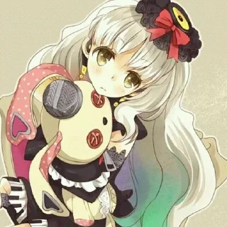 💖 emoji Mayu the best vocaloid Telegram sticker 11 of 32
