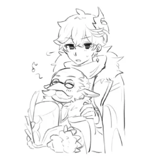 ❤️ emoji Лоли дед 🛐 Telegram sticker 5 of 35