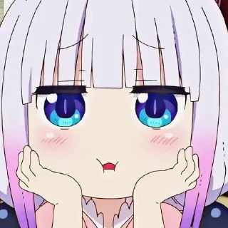 🤍 emoji Kanna Telegram sticker 14 of 35