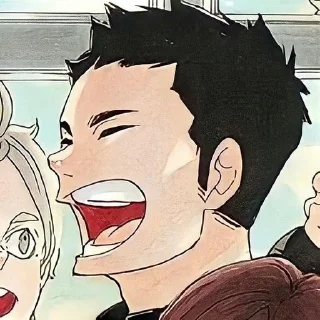 Sticker from Daichi. – @haikyuuemoji