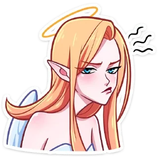 😖 emoji Ангелица @TgStickeru Telegram sticker 23 of 48