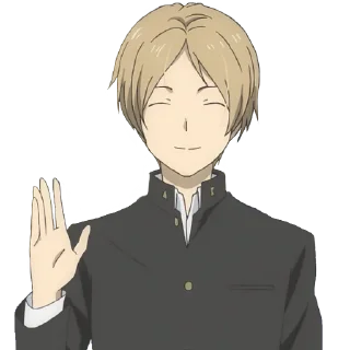 ✋️ emoji Natsume Yuujinchou • @tsuuii @kamisamanojinja Telegram sticker 16 of 118