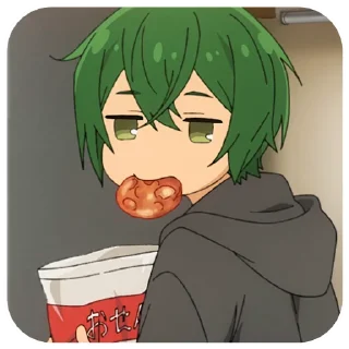 🍪 emoji Хоримия: Кусочек / @moonhausu Telegram sticker 18 of 48