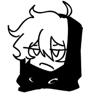🐈‍⬛ emoji Adam Murray(emo) Telegram sticker 5 of 109