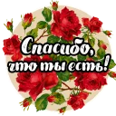 Sticker from Roses