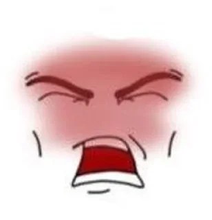 😡 emoji Roblox man face Telegram sticker 10 of 23