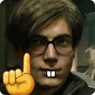 🗞 emoji Leon Kennedy @hyiqons Telegram sticker 22 of 50