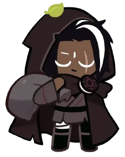 😌 emoji Дарк Чоко Кукі @crkstickersua Telegram sticker 11 of 22