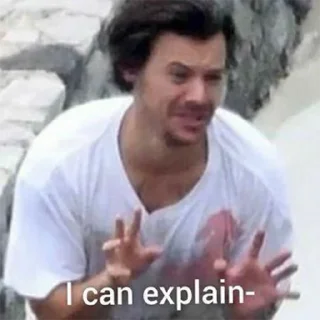 😥 emoji harry styles mood Telegram sticker 9 of 35