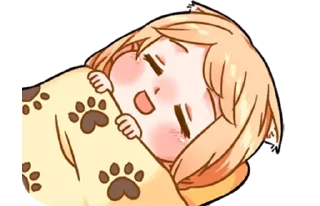 😴 emoji Кэт-тян - @tg_sticks Telegram sticker 18 of 34