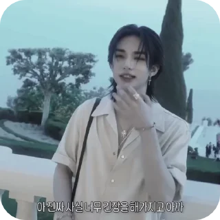 🌟 emoji ` hyunjin / skz @njisstickers Telegram sticker 8 of 10