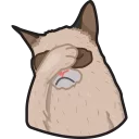 😐 emoji Facepalm by Gudim @stickersb2b Telegram sticker 14 of 21