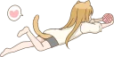 ❤ emoji Girls Love Story 2 :: @line_stickers Telegram sticker 15 of 40