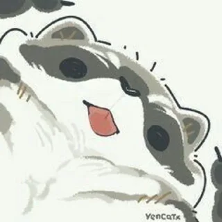 😛 emoji Енотик Telegram sticker 2 of 89