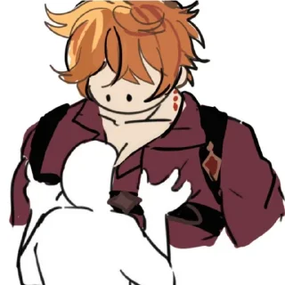 👙 emoji рыжий русский Telegram sticker 8 of 90