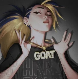 🌟 emoji Akali by @pipiLolyabot Telegram sticker 11 of 63