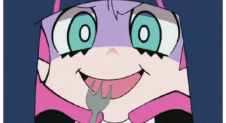 Sticker from panty n stocking anarchy!!