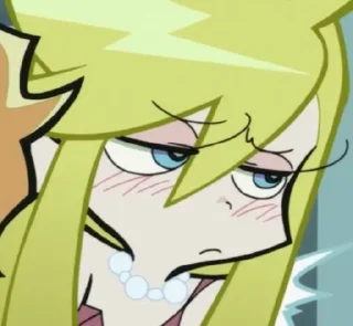 😳 emoji Panty & Stocking Telegram sticker 7 of 20
