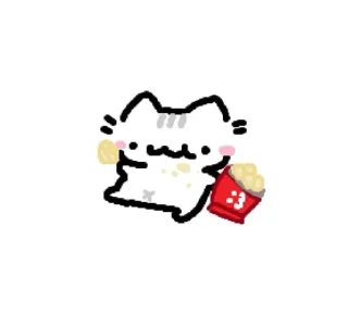 🍟 emoji Kitty mood Telegram sticker 24 of 66