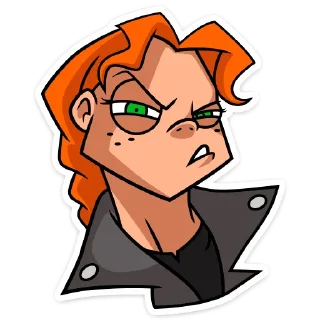 🤨 emoji Виктория :: @stickroom Telegram sticker 12 of 52