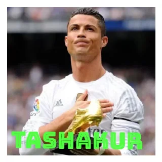 🙋‍♂️ emoji Cristiano Ronaldo Telegram sticker 6 of 19