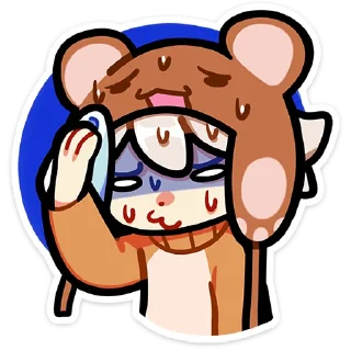 😨 emoji Федя @Nyasticks Telegram sticker 8 of 49