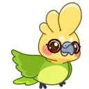 👋 emoji Попугай от @TgSticker Telegram sticker 11 of 25