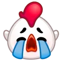 😭 emoji Chick Emoji • @TgSticker Telegram sticker 13 of 40