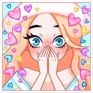 🙊 emoji Миён @nyasticks Telegram sticker 22 of 49