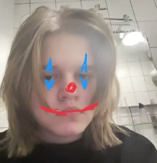 🤡 emoji в мене problems з головою @kat Telegram sticker 11 of 49