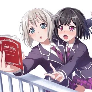 😯 emoji Moca Aoba Telegram sticker 5 of 35