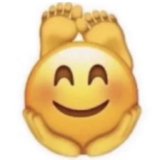 🦶 emoji смешные рожи Telegram sticker 12 of 117