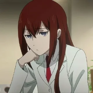 Sticker from Makise Kurisu by @Astra1iX