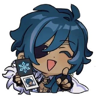 🤨 emoji Выбран Кэйа 💗 ( муж автора  ) Telegram sticker 13 of 44